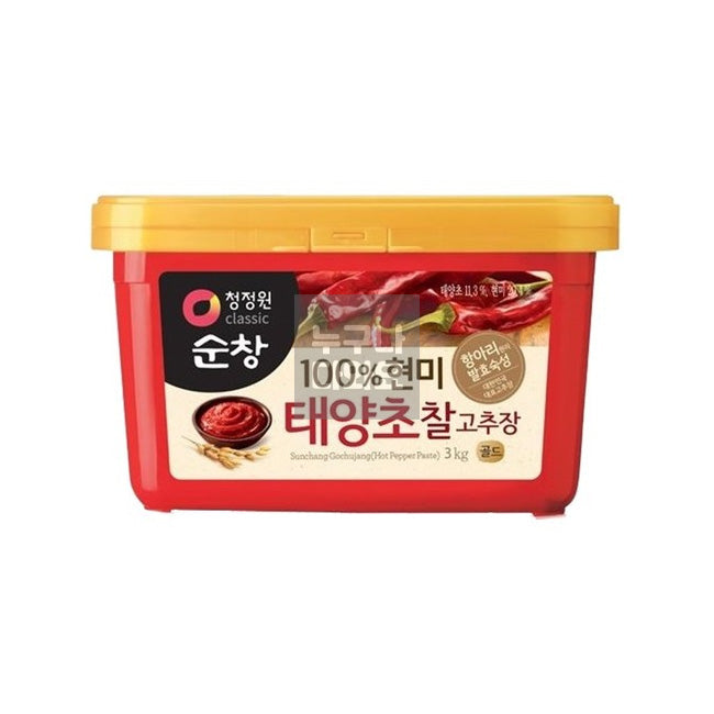 청정원 순창 태양초 현미 찰고추장 3kg