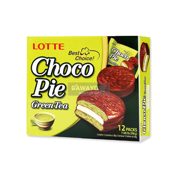 롯데 초코파이 녹차맛 336g(28g*12개입)