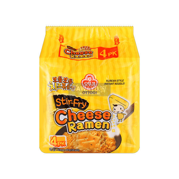 오뚜기 보들보들 치즈볶음면 480g(120g*4) 멀티