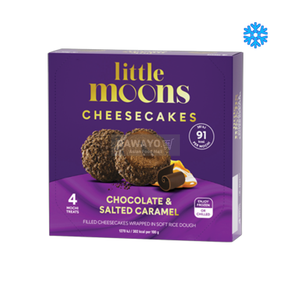Little Moons Cheesecake Mochi - Schoko & Salted Caramel 120g
