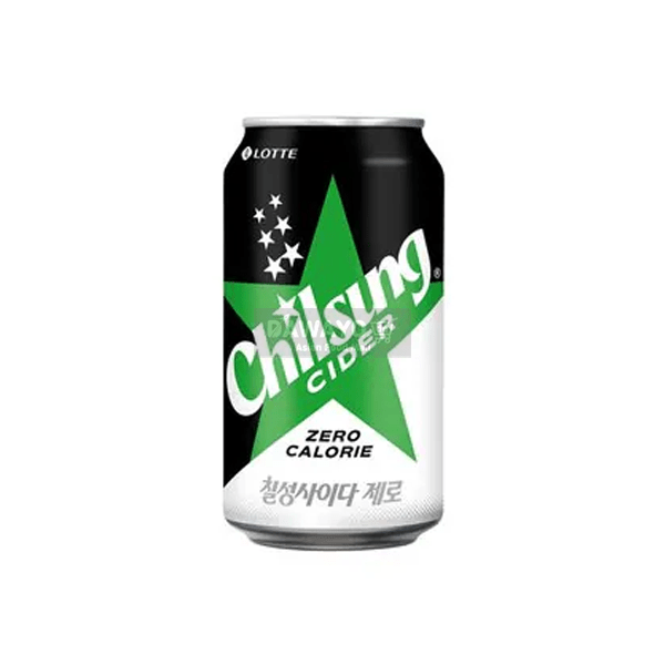 [내수용] 가볍고 청량한 롯데 칠성 사이다 제로 355ml