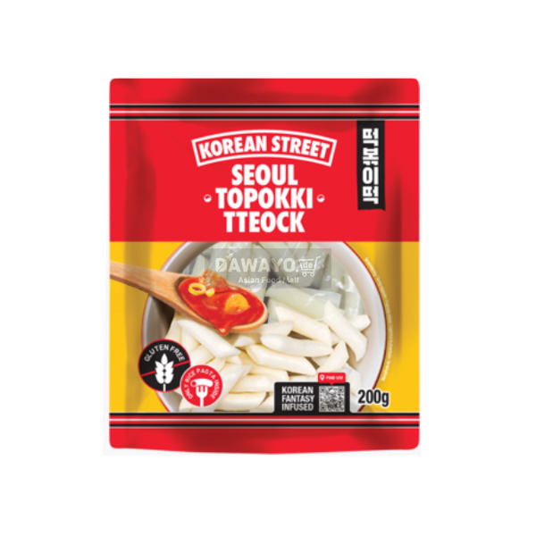 Korean Street Seoul Tteokbokki Rice Cake 200g (Gluten-Free)