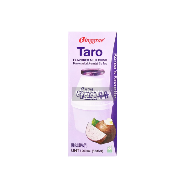 빙그레 타로 우유 200ml