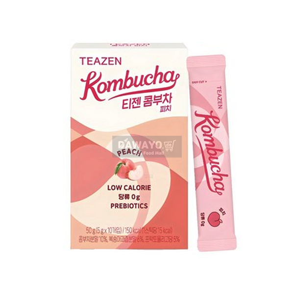 [Domestic] Teazen Kombucha Peach 10-count 50g (5g*10)