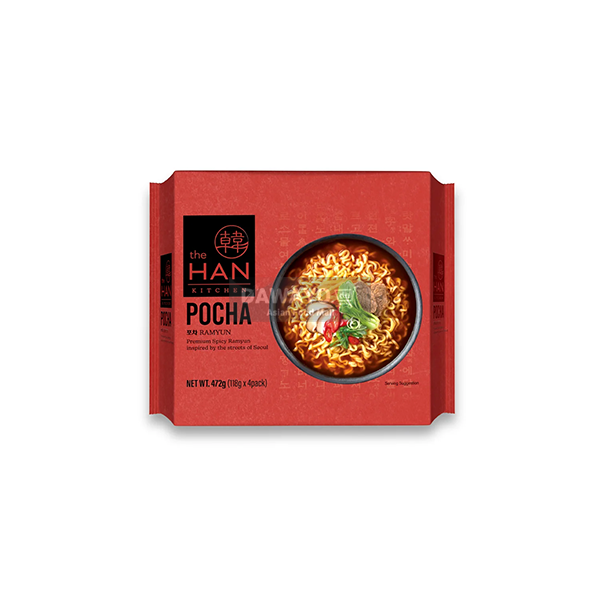 The Han Kitchen Pocha Ramen 118g *4 Multi-pack