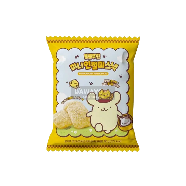 Measty Pompompurin Mini Injeolmi Snack 80g