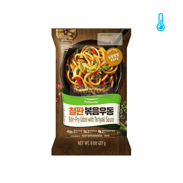 풀무원 달콤짭짤 철판 볶음우동 457g (2인분)