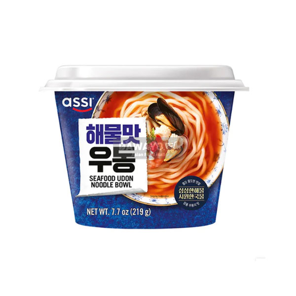 아씨 얼큰한 해물맛 우동 컵 219g