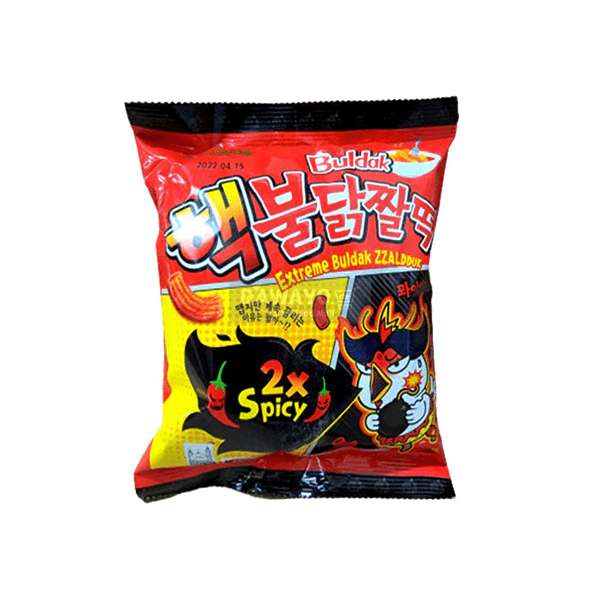 삼양 두배매운 핵 불닭 짤떡 스낵 80g