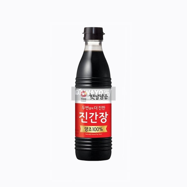 청정원 두번 달여 더 진한 진간장 500ml