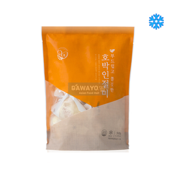 [Nur für den Binnenmarkt] Changuk Tteok Welji Kürbis Injeolmi 500g (ca. 10 Stück)