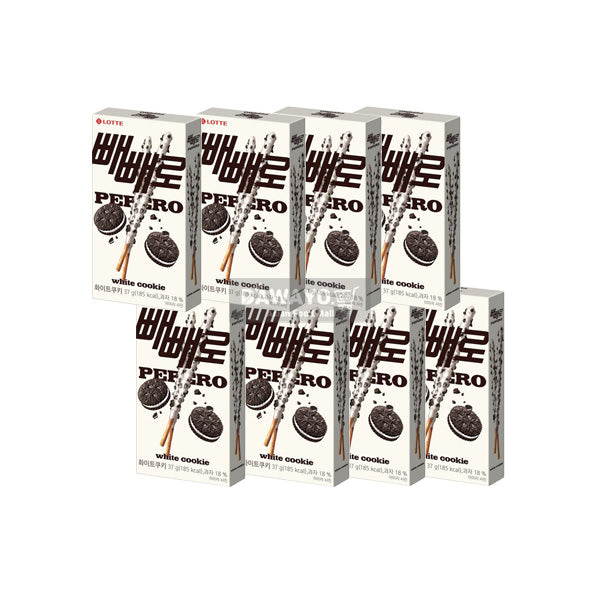 롯데 화이트 빼빼로 빅팩 8개입 256g(32g*8)