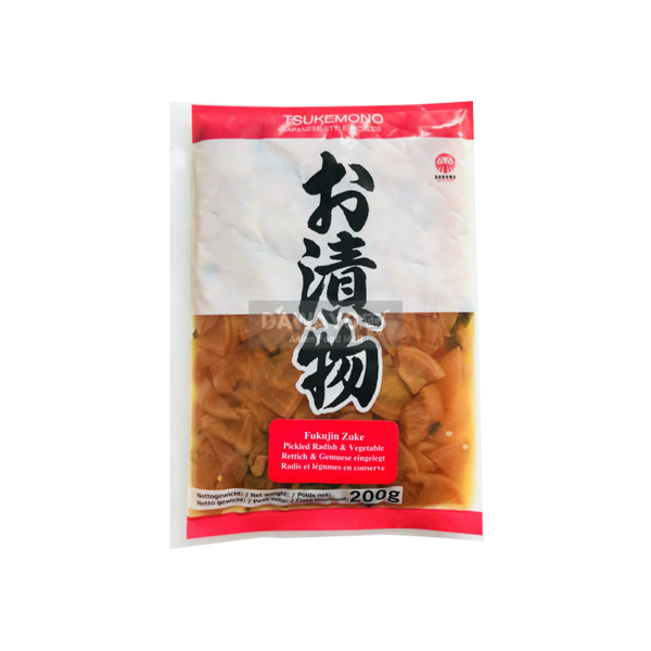 Fukujinzuke Rettich- und Gurkenpickles 200g