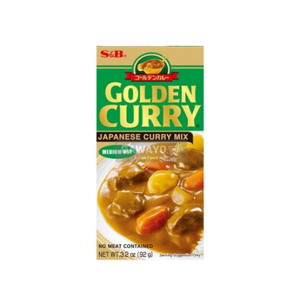 S&amp;B Golden Curry mittelscharf 92g