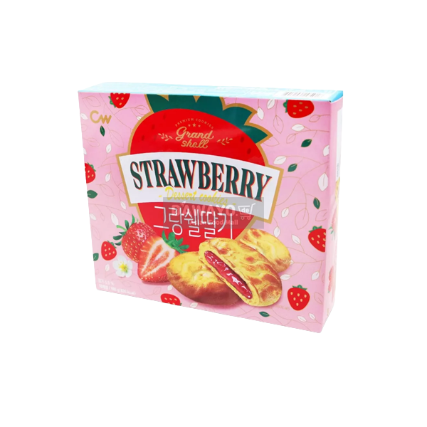 Cheongwoo Strawberry Grand Shell Cookies 195g