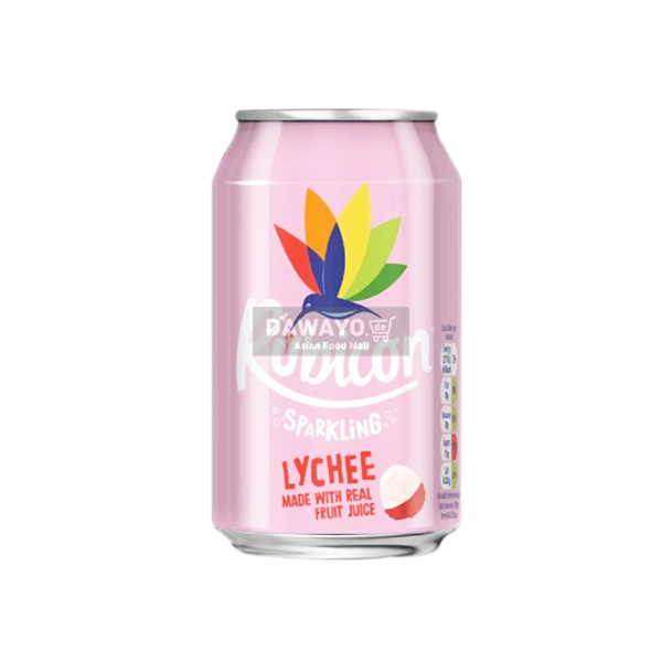 RUBICON 탄산 리치 음료 330ml +Pfand