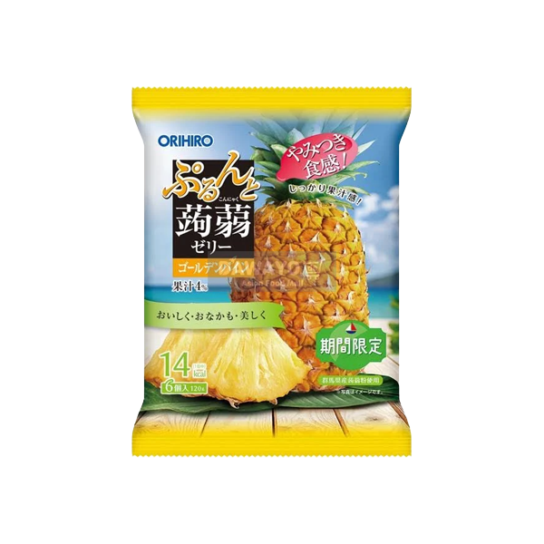 Orihiro Konjac Jelly Golden Pineapple 120 g