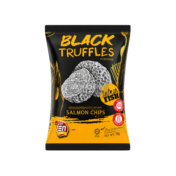 Zen Zen 연어칩 블랙 트러플맛 70g