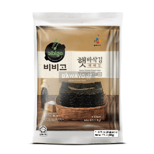 Bibigo Haetbasak Traditional Seaweed 4er-Pack 80g (20g*4)