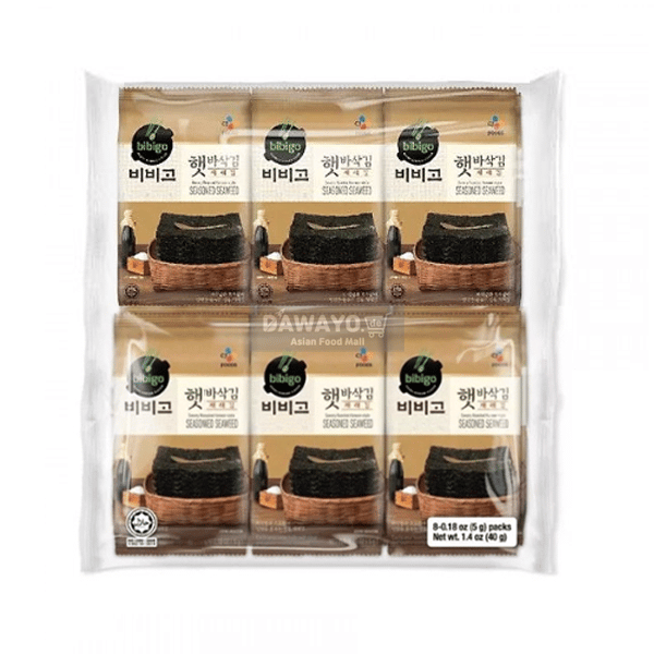 Bibigo Haetbasak Traditional Lunchbox Gim 12-Pack 48g (4g*12)