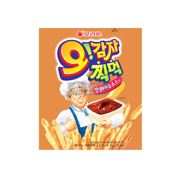 오리온 오감자 찍먹 양념바베큐 75g