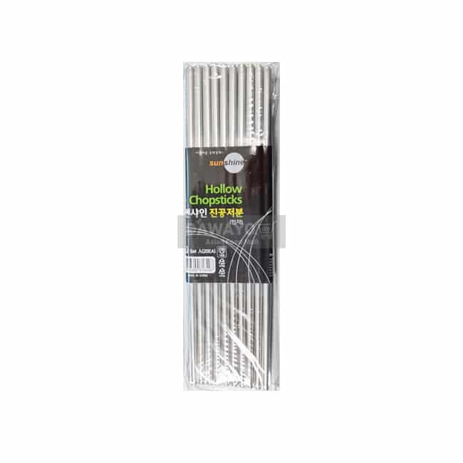 Sunshine Strong and Clean Stainless Steel Vacuum Chopsticks, 10 Sets (20 pcs)