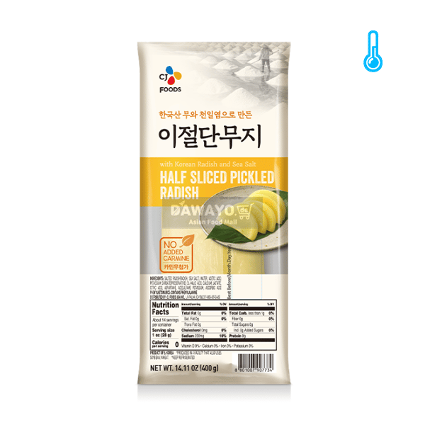 CJ eingelegter Rettich, halbiert, 400g