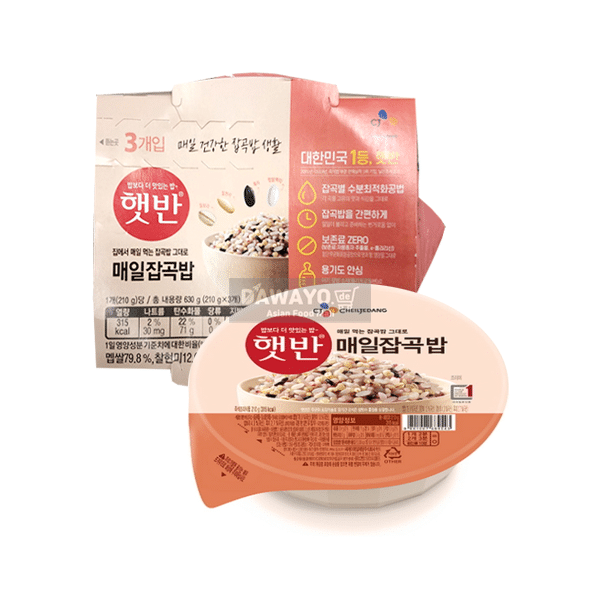 CJ 햇반 매일 잡곡밥 3개입 630g(210g*3)