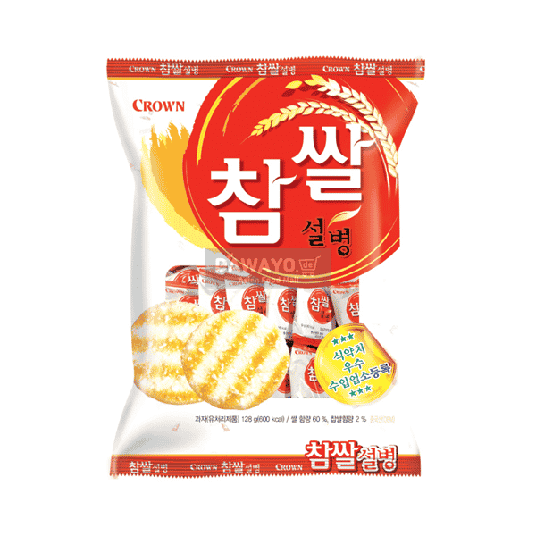 Crown Klebreis-Cracker 128g