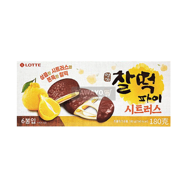 Lotte Chaltteok Pie Citrus 180g (30g*6)