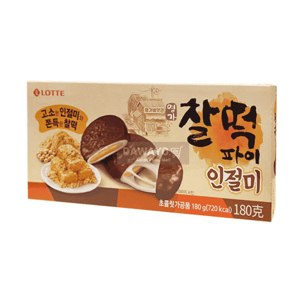 Lotte Chaltteok Pie Injeolmi 180g (30g*6)