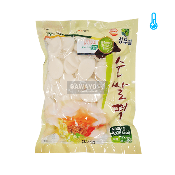 [Domestic Sales] Cheongwoorim Pure Rice Sliced Rice Cakes for Tteokguk 500g