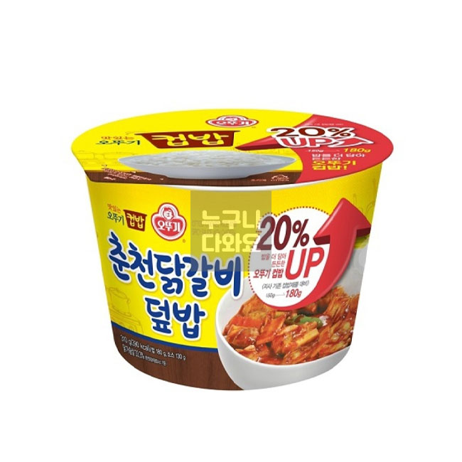 [내수용] 오뚜기 컵밥 춘천닭갈비덮밥 310g