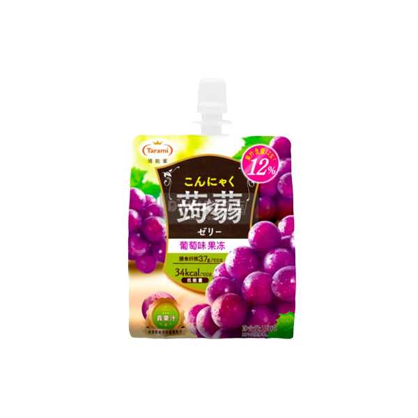 TARAMI, Oishii Konjac Jelly Grape, 150g