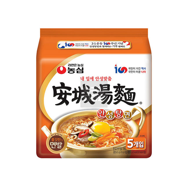 [내수용] 농심 안성탕면 멀티 625g(125g*5)