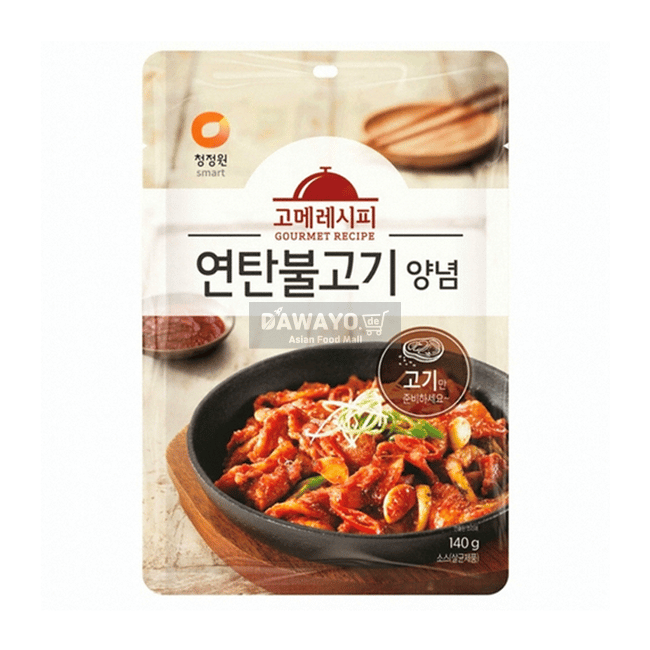 [Nur für den Binnenmarkt] Chungjungone Gourmet Recipe Holzkohle-Bulgogi-Marinade 140g