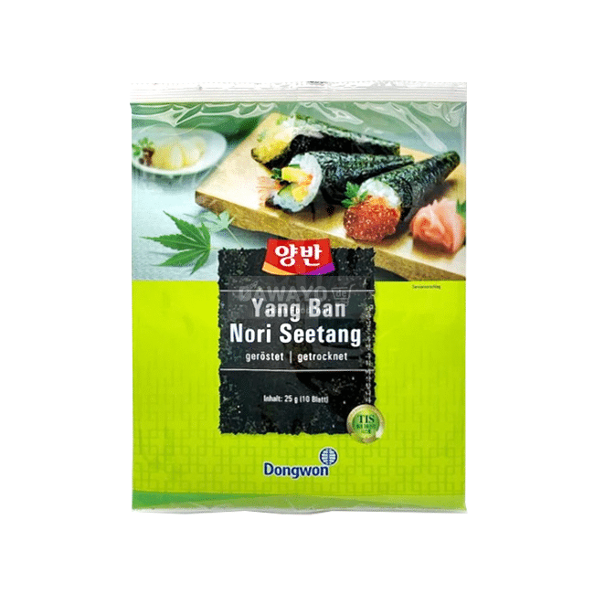 Dongwon Yangban Gimbap Algenblätter 25g (10 Stück)