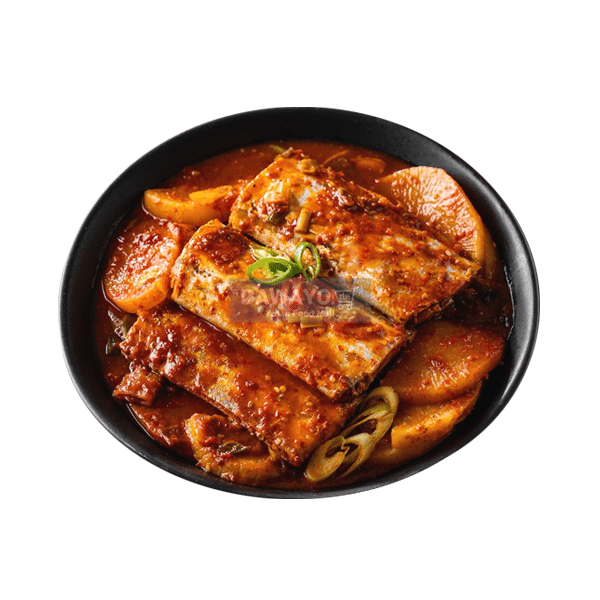#10 Dawayo geschmorte Haibarben-Mahlzeit (2-3 Portionen) + Gemüse