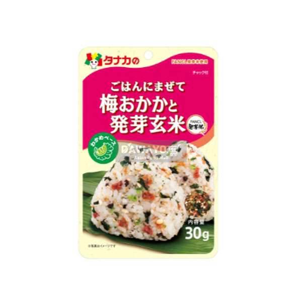 Tanaka Gohan ni Mazete Ume and Sprouted Brown Rice Flavor 30g