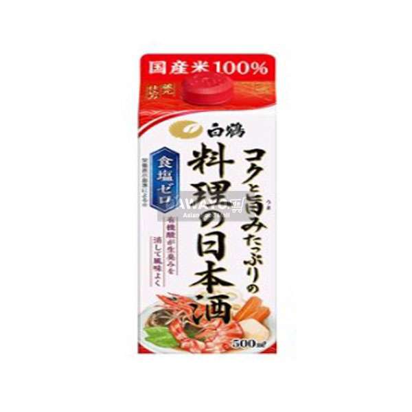 Kochen noch köstlicher !! Hakutsuru Umami Tappuri Ryōrishu (Kochsake 500ml)