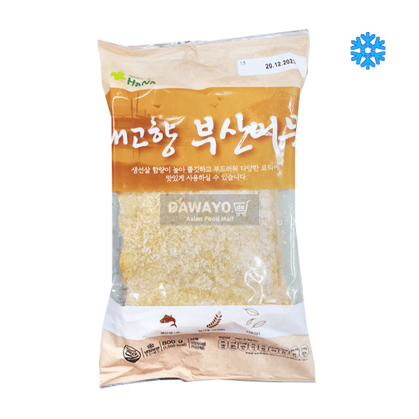 Hana My Hometown Busan Fish Cake (Square) 800g