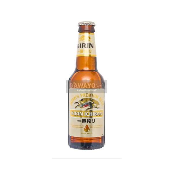 기린 이치방 시보리 맥주 병 330ml (+ Pfand 0.08 euro)