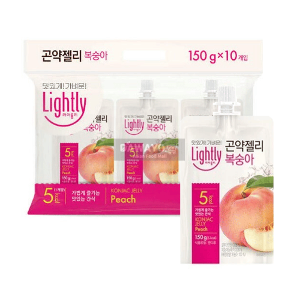 Chungjungone Lightly 5kcal Konjac-Gelee Pfirsich 1,5 kg (150 g*10 Stück)