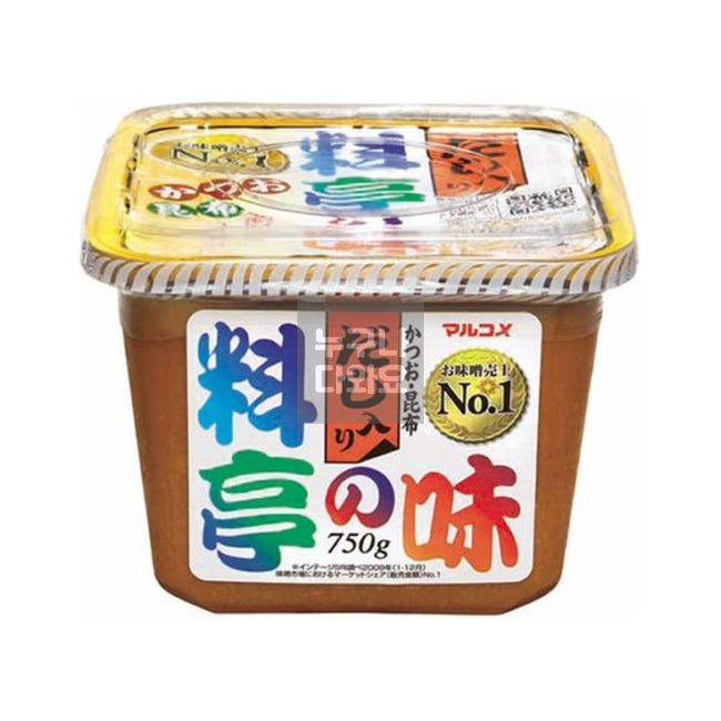 (Japan's No. 1 Miso) Marukome Ryotei No Aji Miso 750g (Bonito and dashi added)