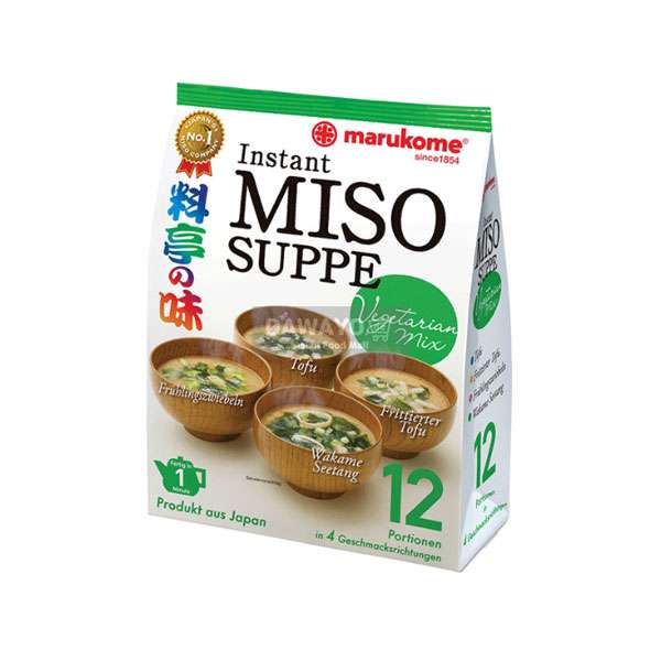 마루코메 즉석 된장국 채식용 12개입 225g
