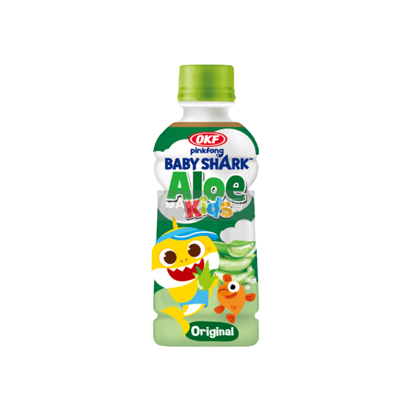 OKF 아기상어 알로에 키즈 오리지널 240ml (+Pfand)