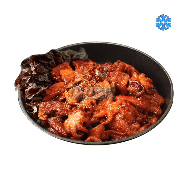 #12 Davayo Tintenfisch-Schweinebauch-Bokkeum (500g) + Gemüse