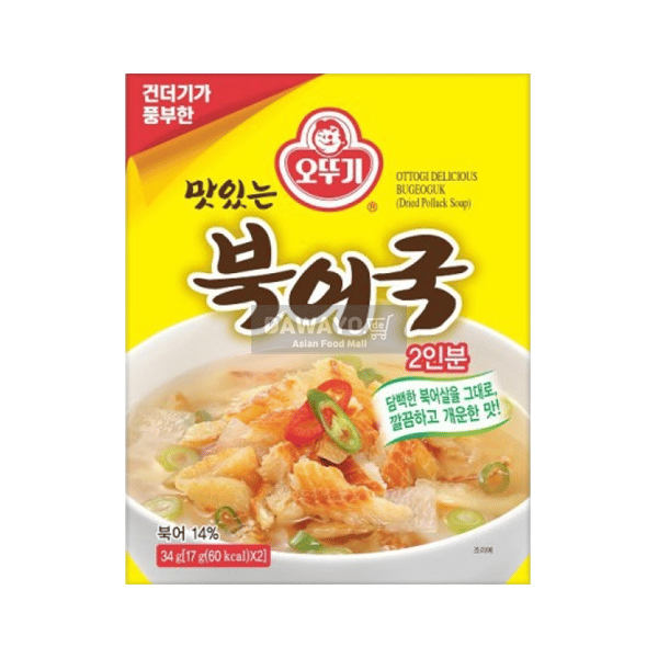 [For domestic sale] Ottogi Delicious Dried Pollack Soup 52.5g (10.5g*5) 5 packs