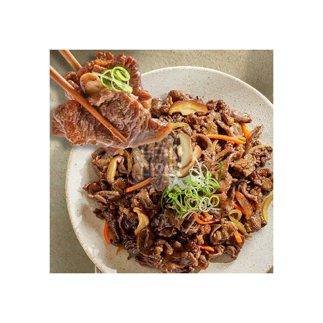 #2 Dawayo gewürztes Rinderbulgogi (500g) + Gemüse