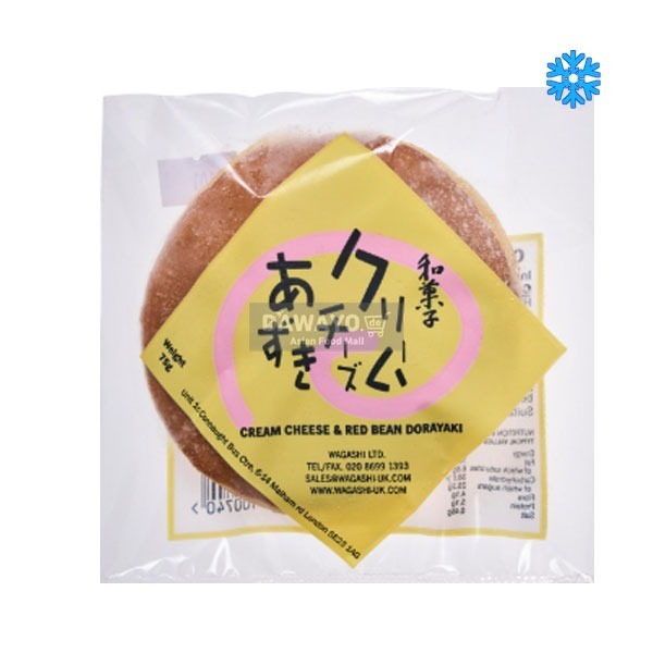 Wagashi Dorayaki Red Bean and Cream Cheese Flavor 75g